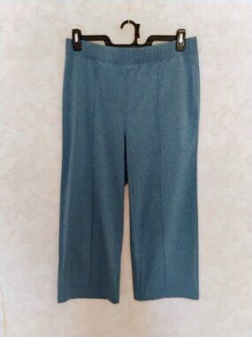 Weekends by Chico's Bliss Balance Seamed Crop Wide Leg Size 1